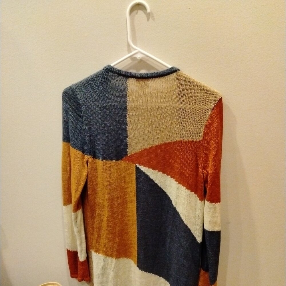 Color block sweater